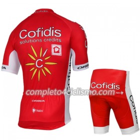 Completo Maglia Ciclismo + Pantaloncino 2017 Cofidis Pro Team Bambino N001
